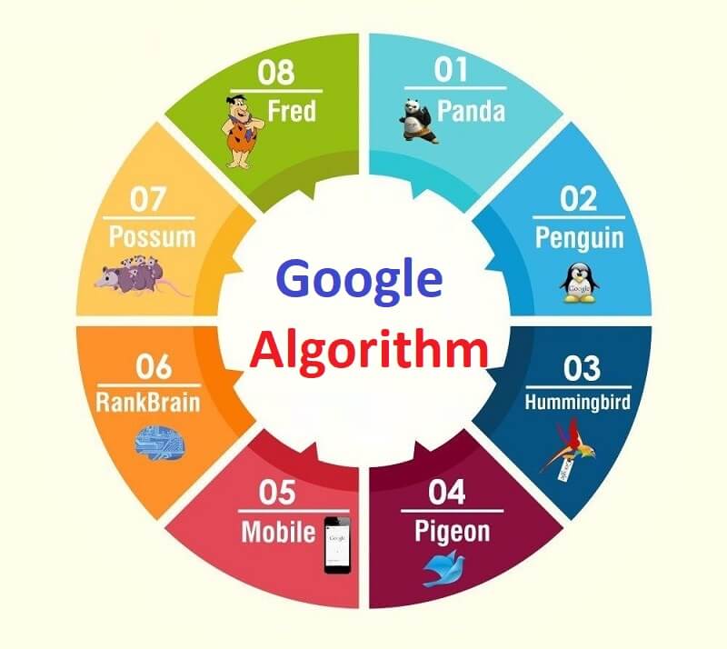 Major 8 Google Algorithm