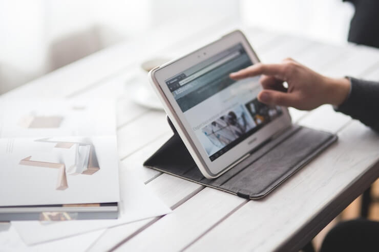 Tablet-friendly Website Design